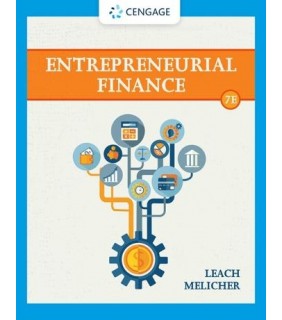 Cengage Learning Entrepreneurial Finance