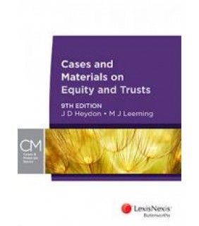 LexisNexis Australia Cases and Materials on Equity and Trusts 9E
