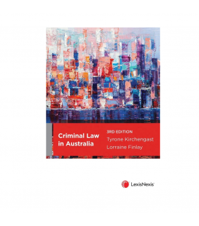 SPECIAL ORDER - LexisNexis Australia Criminal Law in Australia 3E