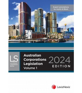 LexisNexis Australia Australian Corporations Legislation 2024 (2 Volume Set)