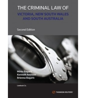SPECIAL ORDER - Lawbook Co., AUSTRALIA Criminal Law of Victoria NSW and SA 2E