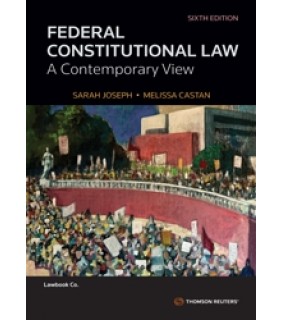 SPECIAL ORDER - Federal Constitutional Law 6E: A Contemporary View