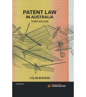 Thomson Reuters eBook Patent Law in Australia