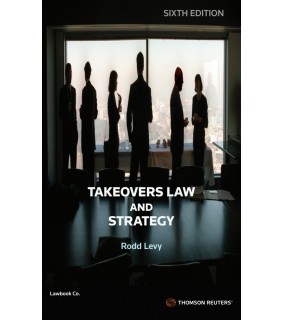 Thomson Reuters eBook Takeovers Law & Strategy