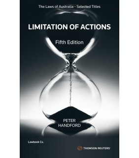 Thomson Reuters eBook Limitation of Actions - The Laws of Australia