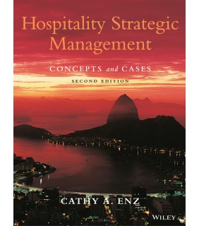 John Wiley & Sons Hospitality Strategic Management Concepts and Cases
