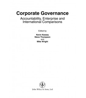 John Wiley & Sons ebook Corporate Governance: Accountability, Enterprise and I