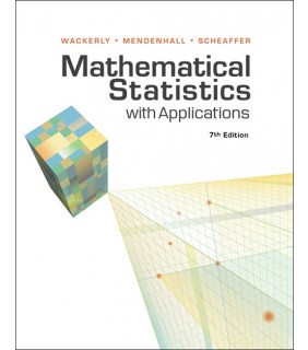 Cengage Learning Mathematical Statistics with Applications