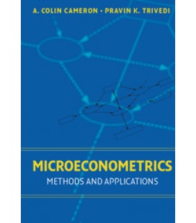 Cambridge University Press Microeconometrics: Methods and Applications
