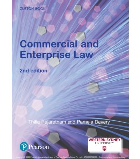 Pearson Education ebook Commercial and Enterprise Law (Custom Edition) 2E