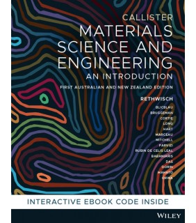 Wiley Materials Science and Engineering: An Introduction