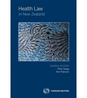 Thomson Reuters eBook Health Law in New Zealand