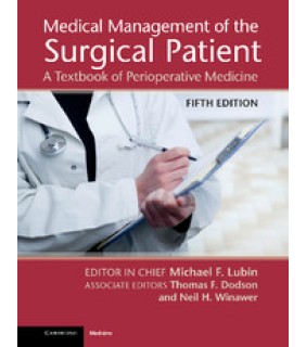 Cambridge University Press Medical Management of the Surgical Patient