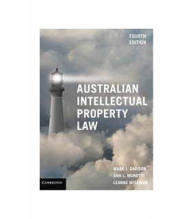 Cambridge University Press Australian Intellectual Property Law