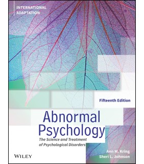 John Wiley & Sons Abnormal Psychology, International Adaptation 15th Edition