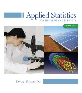 Cengage Learning Applied Statistics for Engineers and Scientists 3E