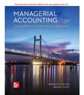 McGraw-Hill Education ebook Managerial Accounting Creating Value in a Dynamic Busi
