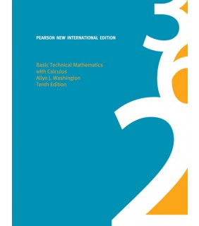 Pearson Education Basic Technical Mathematics with Calculus, Pearson New Inter