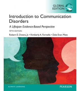 Pearson Education Heg USA Introduction to Communication Disorders: A Lifespan Evidence