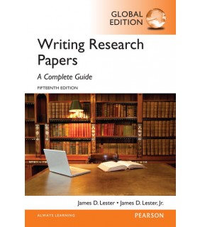 Pearson Education Writing Research Papers: A Complete Guide Global 15E
