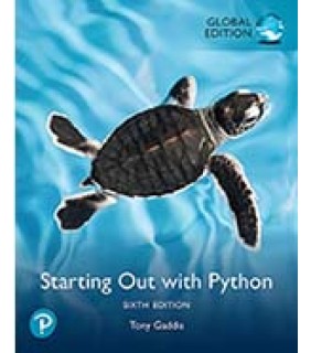 Pearson Education ebook Starting Out with Python, Global Edition 6th Edition