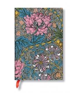 Paperblanks William Morris, Morris Pink Honeysuckle, Mini Lined
