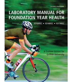 SPECIAL ORDER - Pearson Education Laboratory Manual for Foundation Year Health (Custom Edition