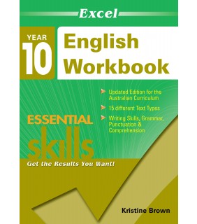 Pascal Press Excel Essential Skills: English Workbook Year 10