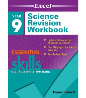 Pascal Press Excel Essential Skills: Science Revision Workbook Year 9