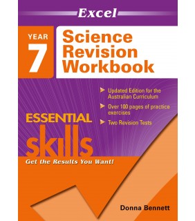 Pascal Press Excel Essential Skills: Science Revision Workbook Year 7