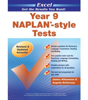 Pascal Press Excel NAPLAN*-style Tests Year 9