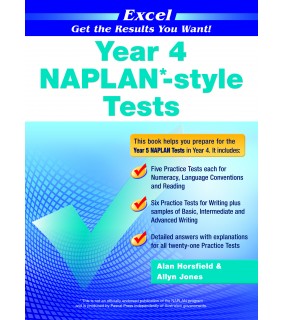 Pascal Press Excel NAPLAN*-style Tests Year 4