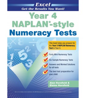 Pascal Press Excel NAPLAN*-style Numeracy Tests Year 4