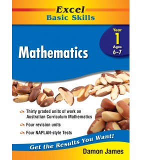 Pascal Press Excel Basic Skills Core Books: Mathematics Year 1