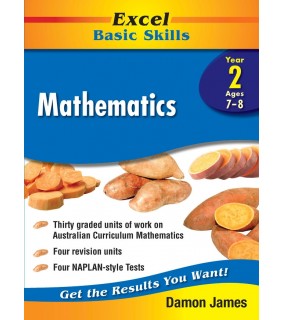Pascal Press Excel Basic Skills Core Books: Mathematics Year 2