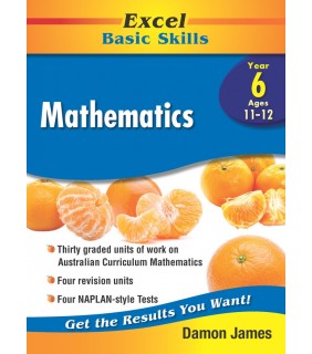 Pascal Press Excel Basic Skills Core Books: Mathematics Year 6