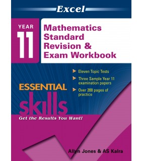Pascal Press Excel Essential Skills: Year 11 Mathematics Standard Revisio
