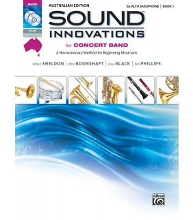 Alfred Sound Innovations Aust Alto Sax Bk 1