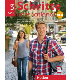 Hueber Schritte International Neu 3/A2.1 Kurs- u. Arbeitsbuch + APP