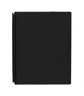  Display Book A4 Black 20 Pocket Refillable