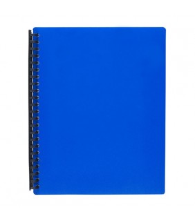 Display Folder A4 40 Pocket Marbig Refillable Blue