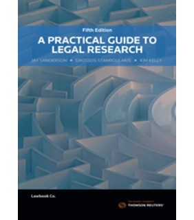 ebook A Practical Guide to Legal Research
