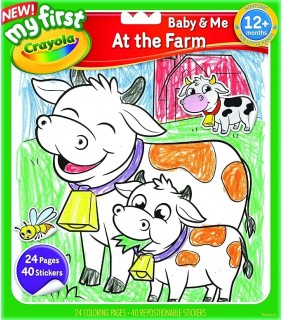 ASSORTED Crayola My 1st Crayola Color & Sticker Books (A)