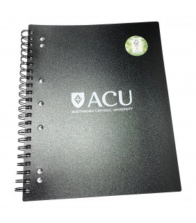 ACU A4 5 Subject Notebook BlacK 250pg
