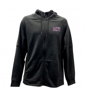 ACU - MENS ZIP HOODIE - DARK GREY