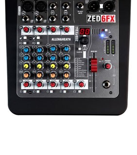 Allen & Heath Mixer ZED-6FX
