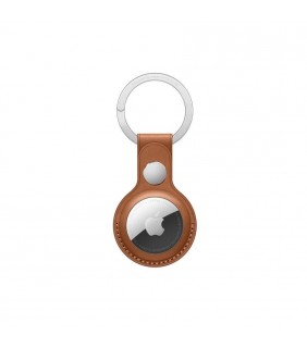 Apple AIRTAG LEATHER KEY RING SADDLE BROWN