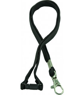 Lanyard - Black with D Clip Osmer