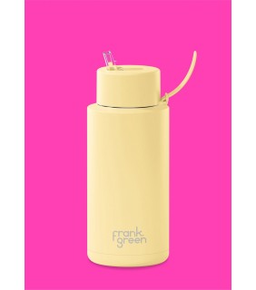 Ceramic Reusable Bottle - Buttermilk - 1 Litre 