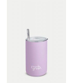 Iced Coffee Cup with Straw - Lilac Haze